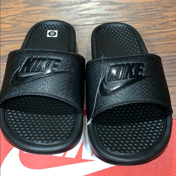 NIKE BENASSI JDI men’s SLIDES black - Picture 6 of 16
